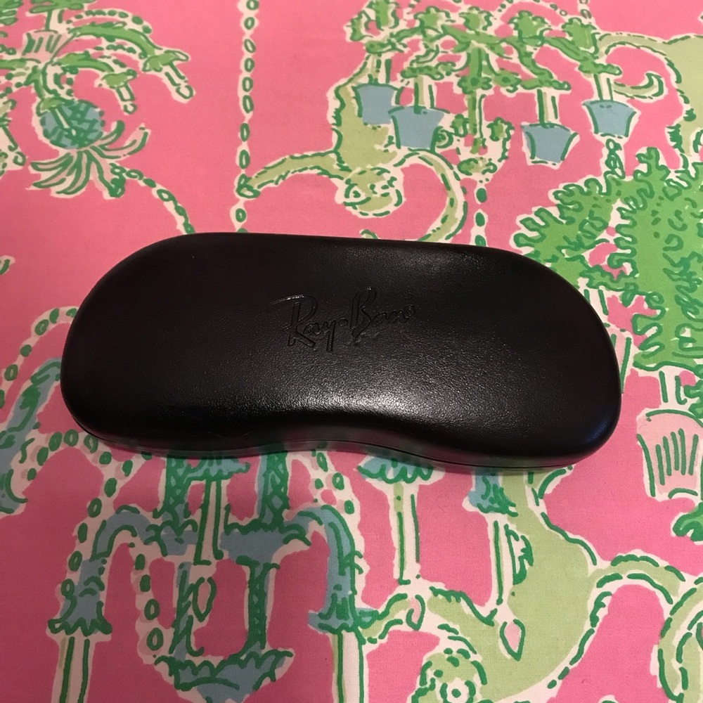 Ray ban black sunglasses case